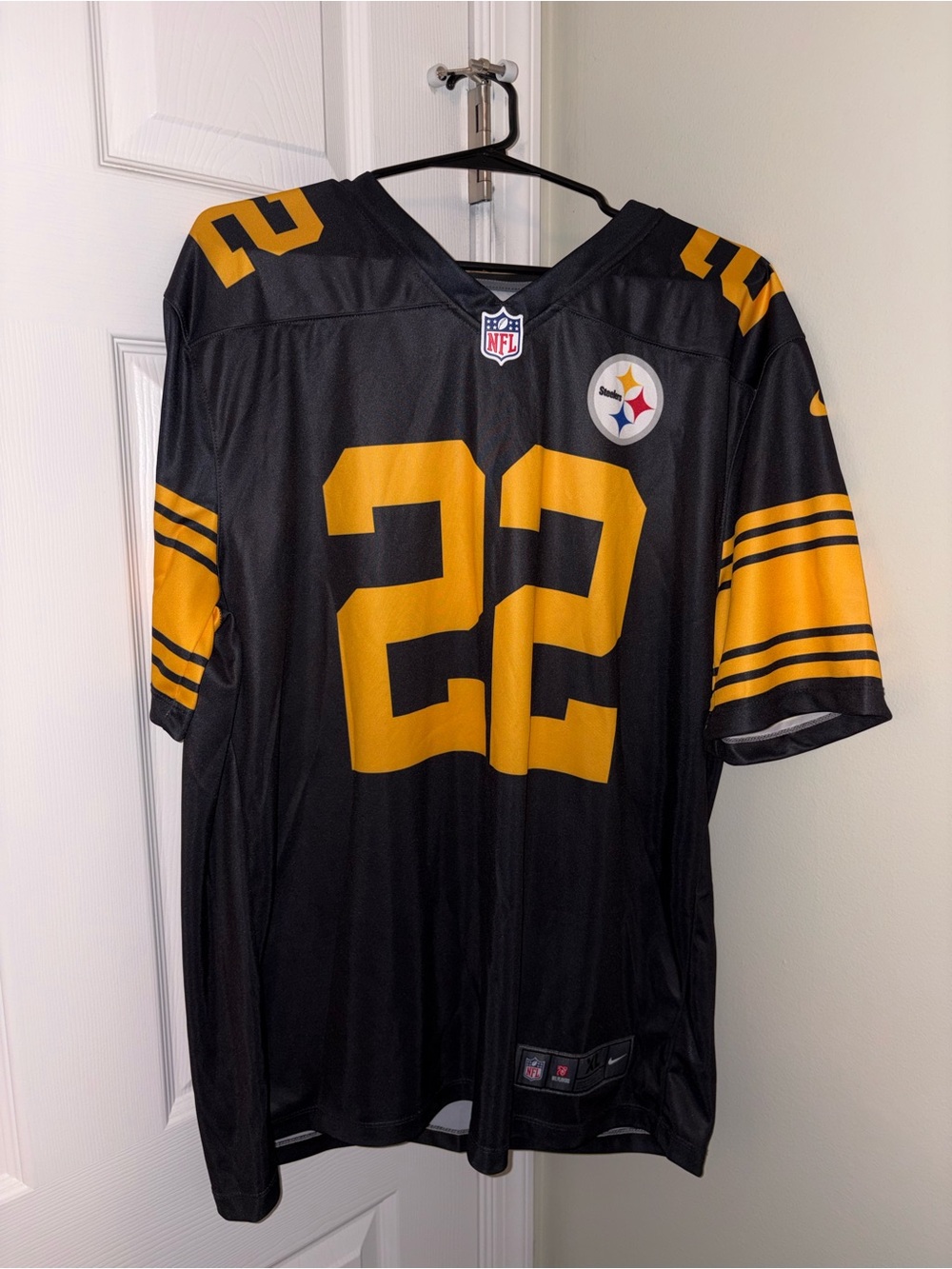 NFL Black and Gold #22 Game Jersey